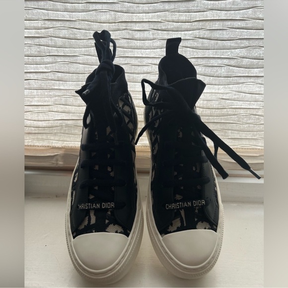 Christian Dior WALK ‘N’ DIOR trotter knit sneakers tennis shoes 39.5 9.5 - Picture 4 of 10